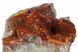 Sparkly, Red Quartz Crystal Cluster - Morocco #173906-2